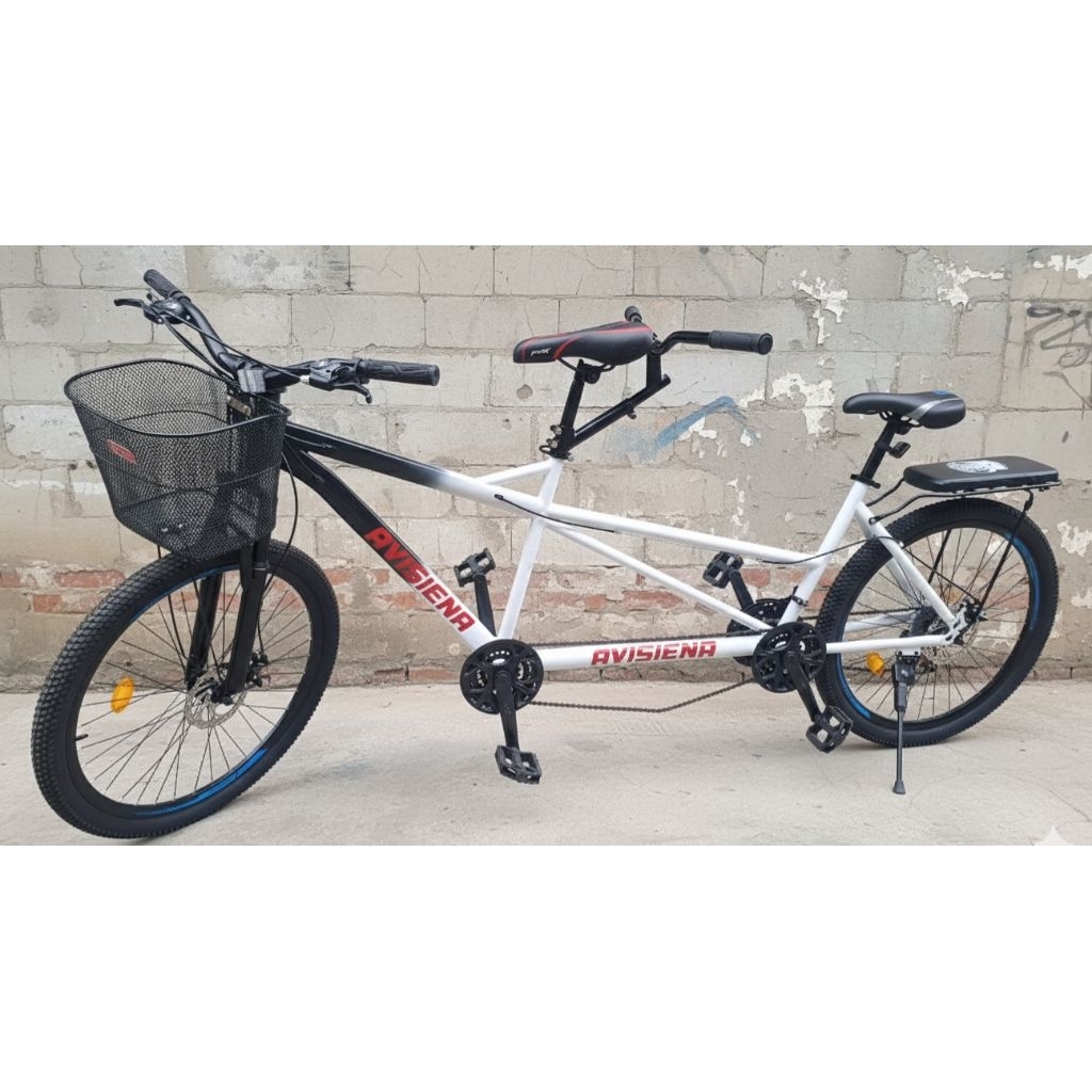 Sepeda Tandem / Sepeda Gandeng Dua Lengkap Siap  Pakai Murah Meriah Free Request Warna Dan Sticker