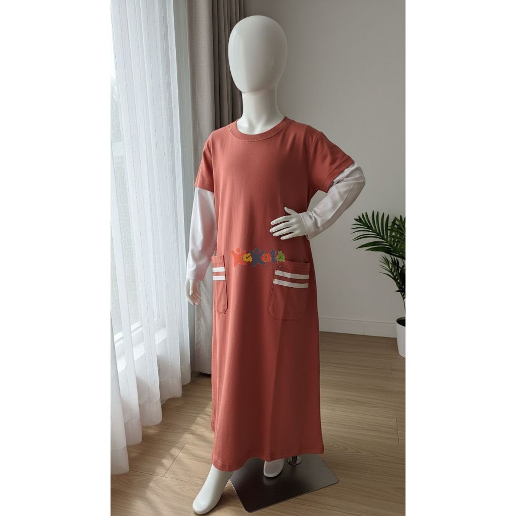 Kakala-Gamis anak/ Gamis daily anak/ Gamis anak combed