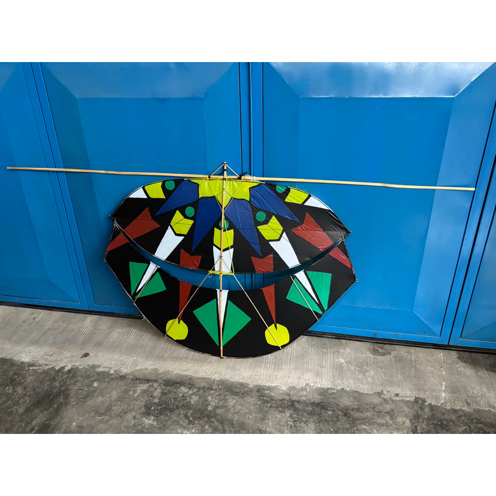 Layangan pegon ceper sayap 100cm full motif