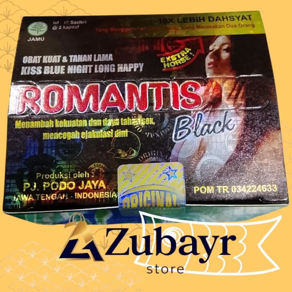 ORIGINAL ROMANTIS BLACK BISA COD