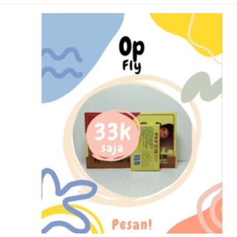 kotak op terbang fly ukuran 2 x 1 x 4