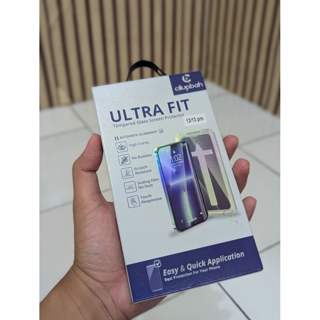 Tempered Glass iPhone 13 Ultra Clear Fit