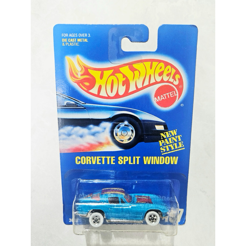 Hot Wheels 1992 Blue Card CORVETTE SPLIT WINDOW