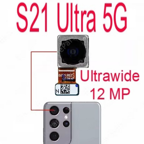 Original New Camera 0.6x - Kamera Ultrawide 12 MP - Samsung Galaxy S21 Ultra 5G / SM-G998B/DS