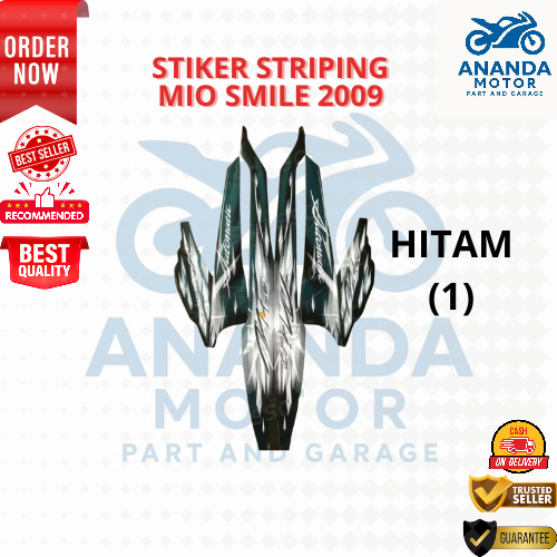 STRIPING STIKER YAMAHA MIO SMILE 2009 WARNA GRADE ORIGINAL