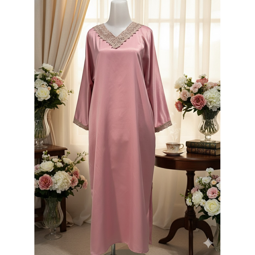 kaftan silk premium kaftan lebaran kaptan kekinian