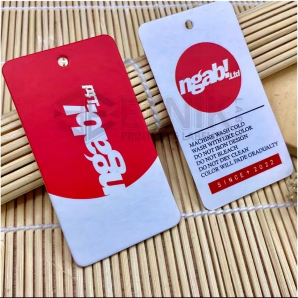 hangtag label hang tag hand tag handstag label baju import handtag hangtag tag label ready stok lebe