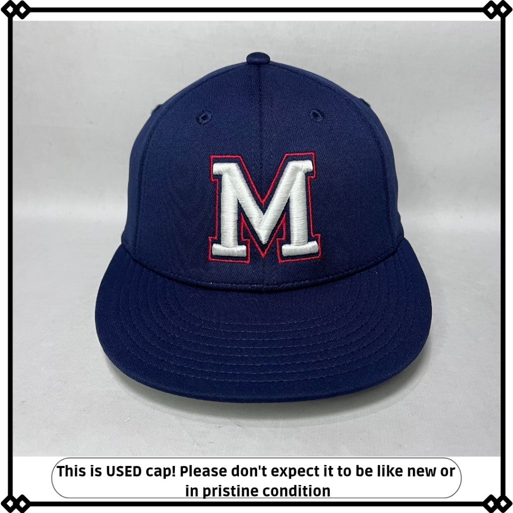 topi baseball snapback huruf M original second