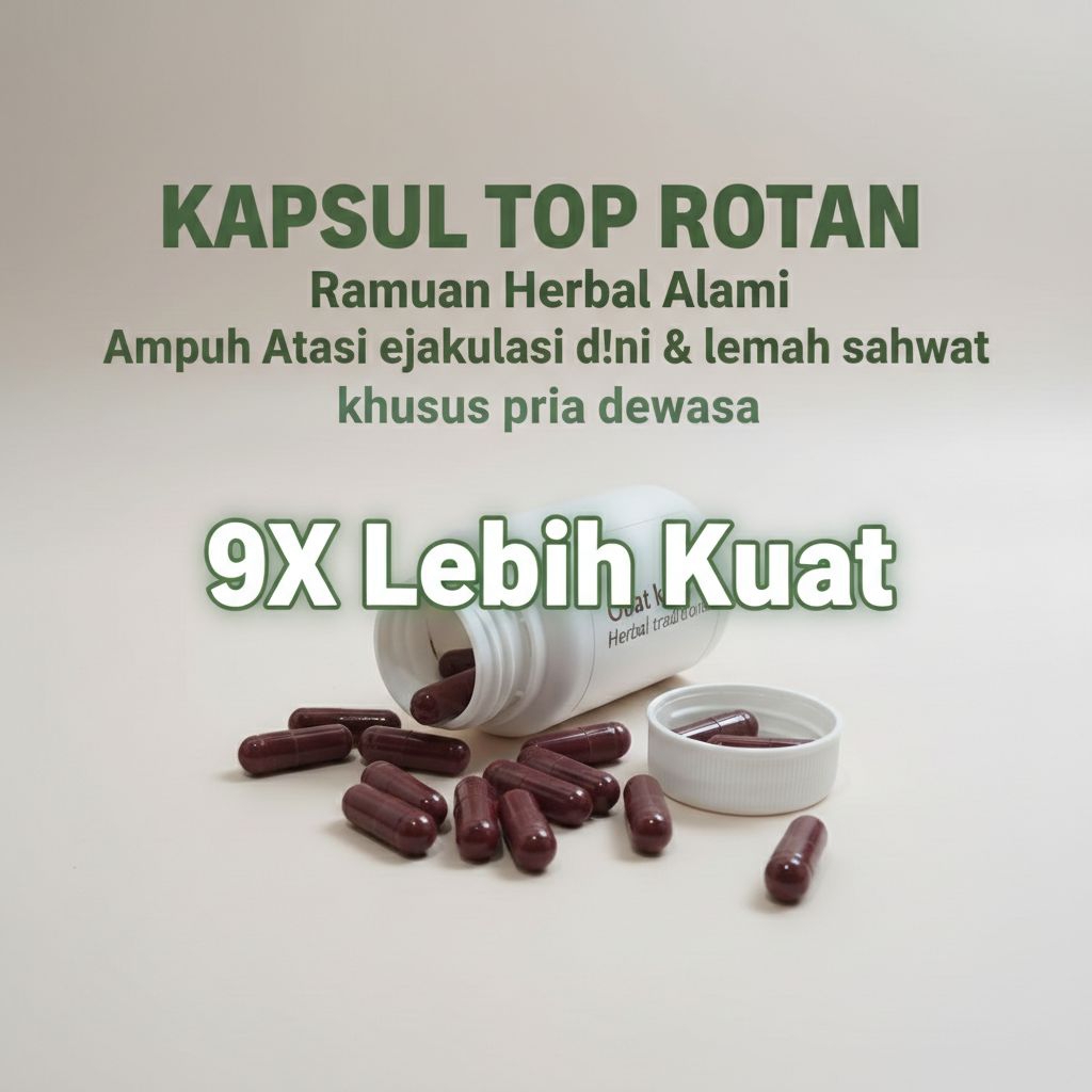 Kapsul Top Rotan Jamu Kuat Tahan Lama Herbal