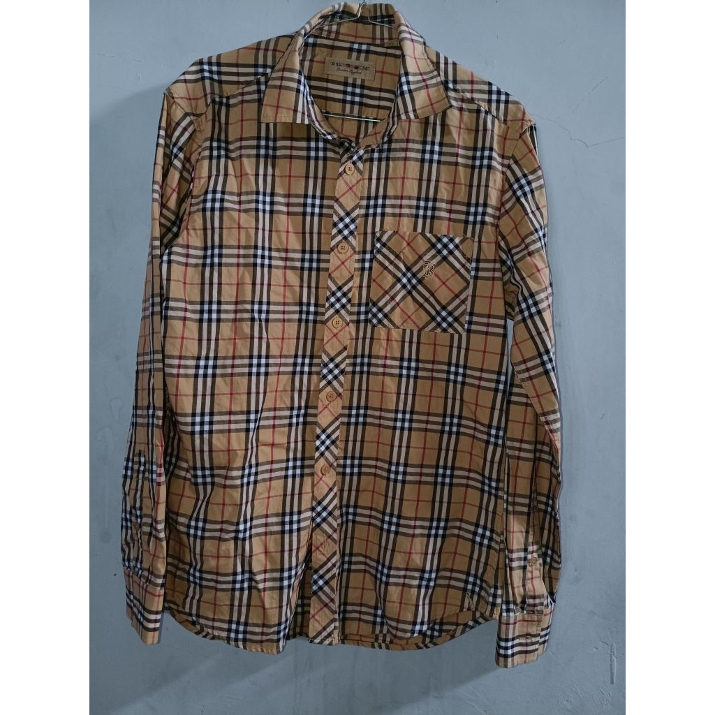 Heritage Plaid Flannel Shirt - Classic Tan Size S