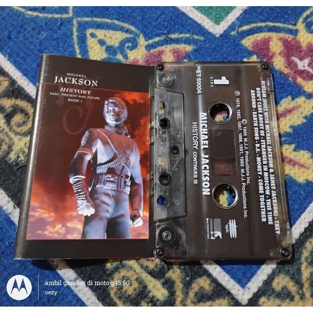 Kaset pita Michael Jackson - history