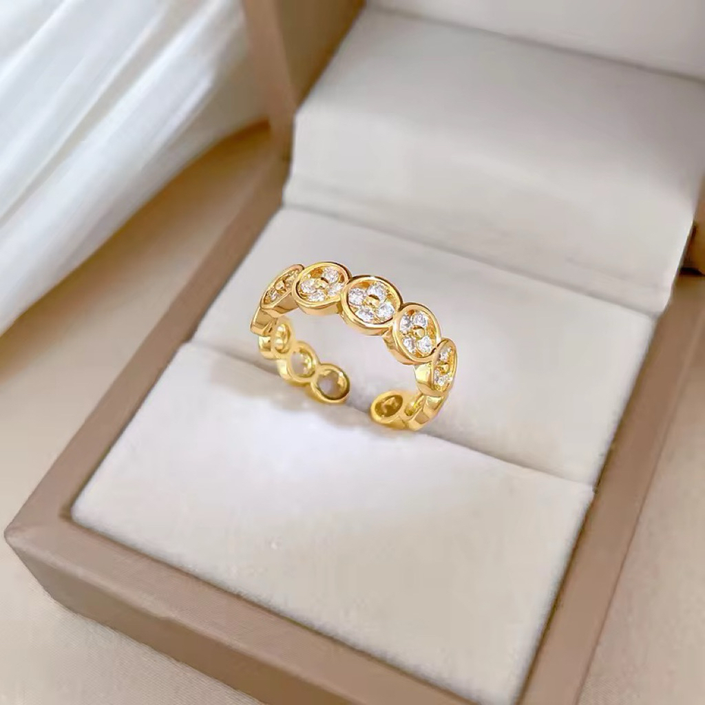 CINCIN LISTRING BUNGA GOLD