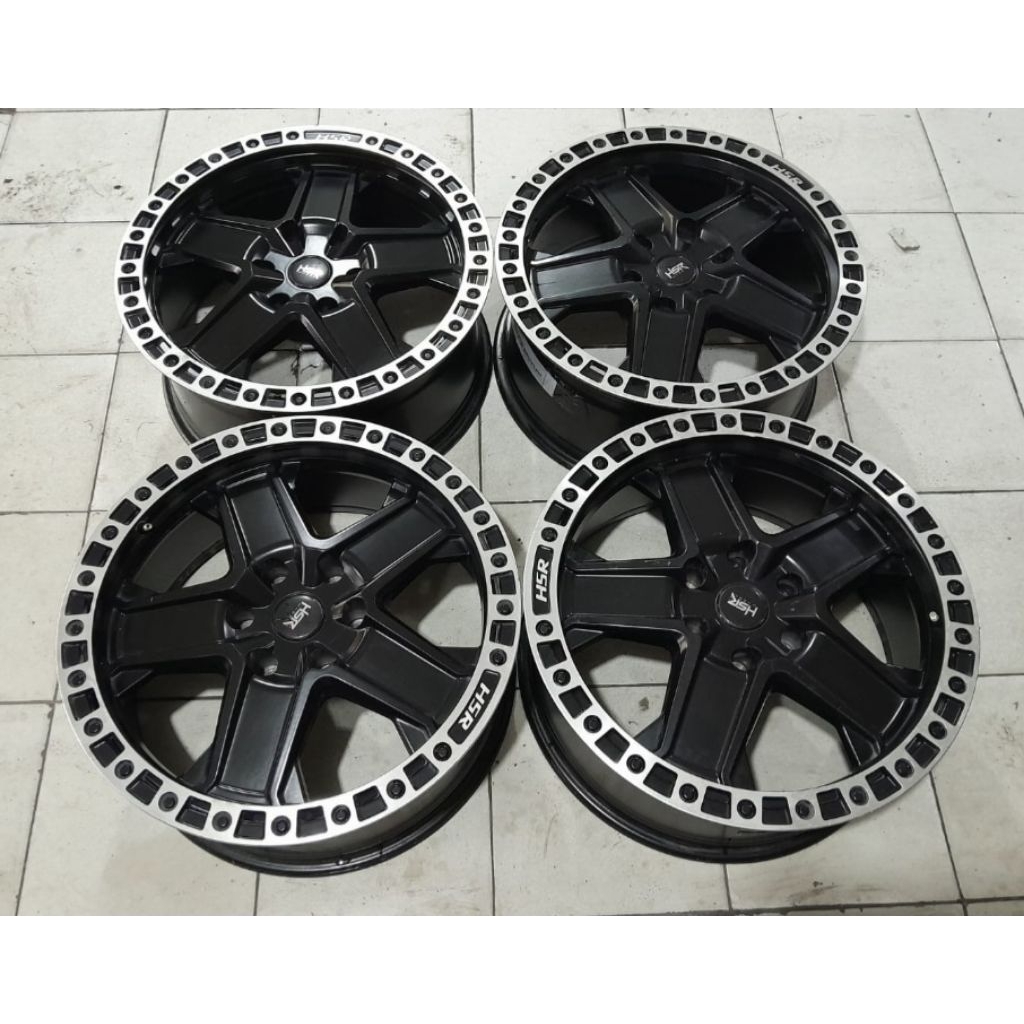 Velg pelek mobil Second murah HSR Wolwal  ring 20 untuk mobil pajero fortuner Ranger Hilux ford ever