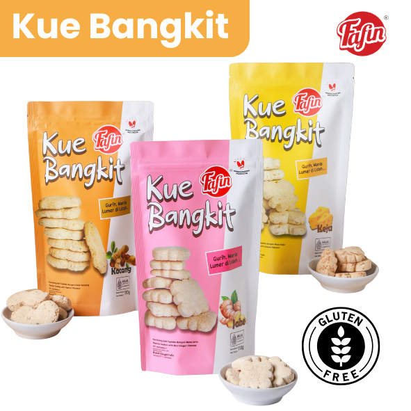 Fafin Kue Bangkit Aci Keju Jahe Kacang 110gr