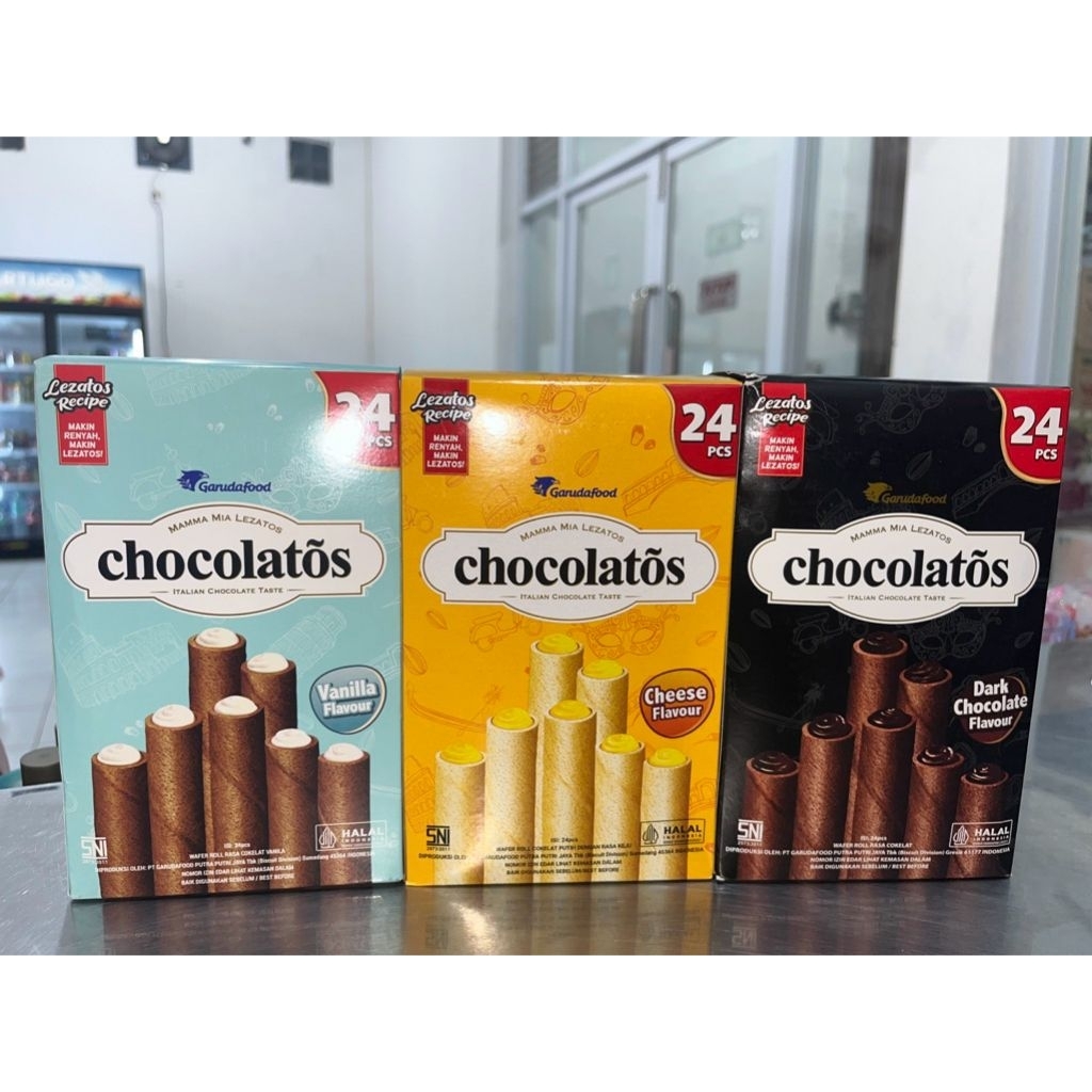 CHOCOLATOS WAFER ROLLS