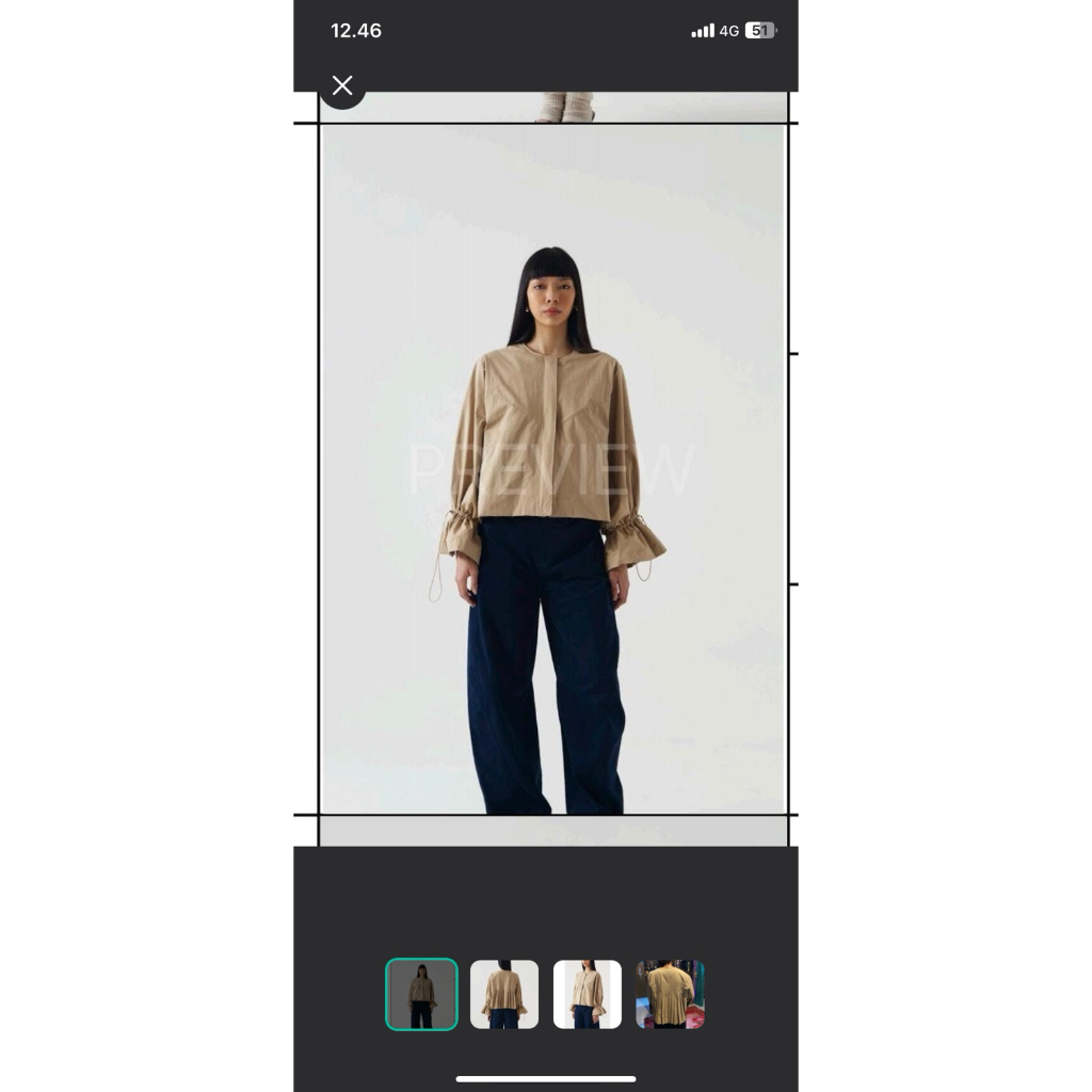 Khaki Pleats NASL by Nagita Slavina size M/L