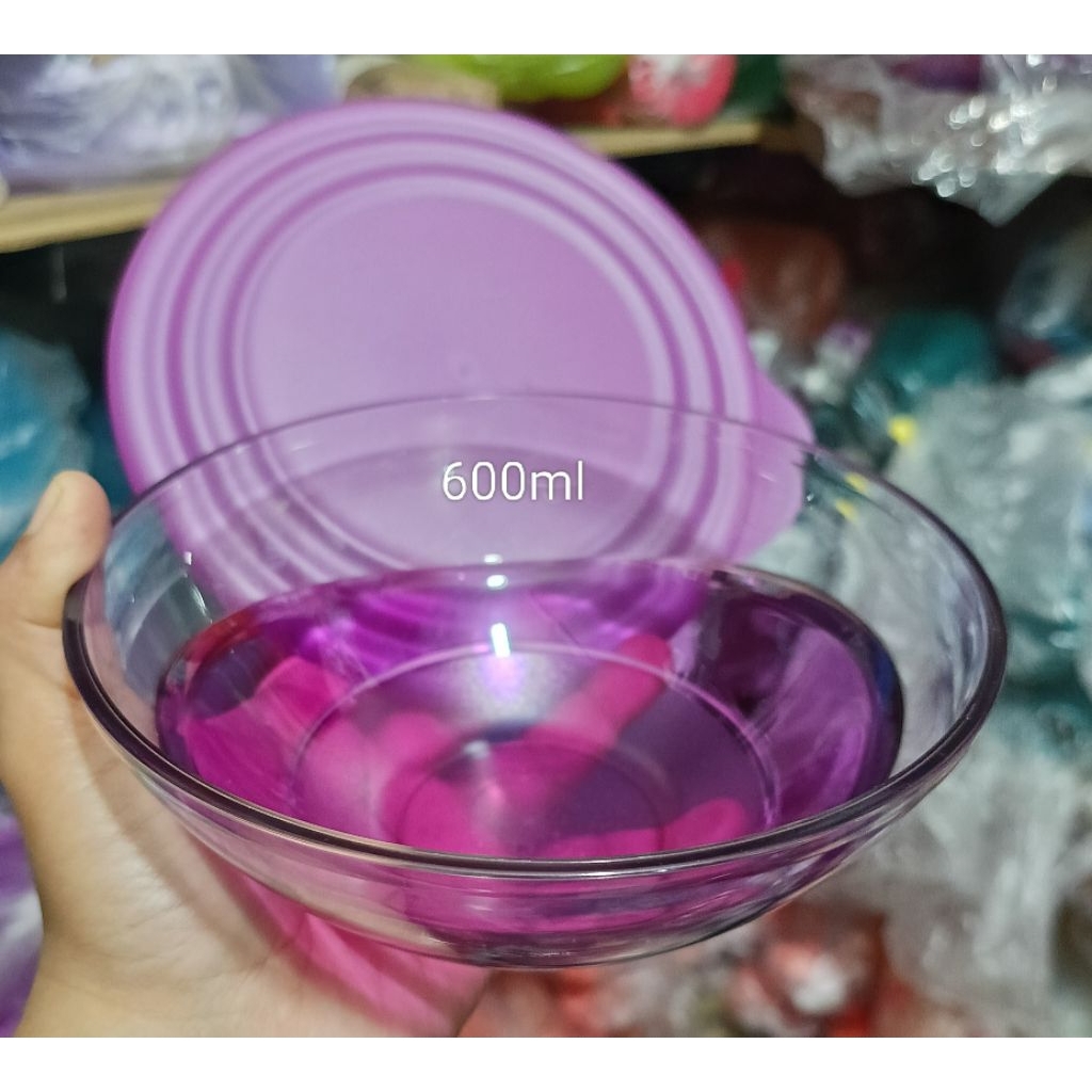 TUPPERWARE ELEGANZIA BOWL 600ML/MANGKOK CRISTAL TUPPERWARE