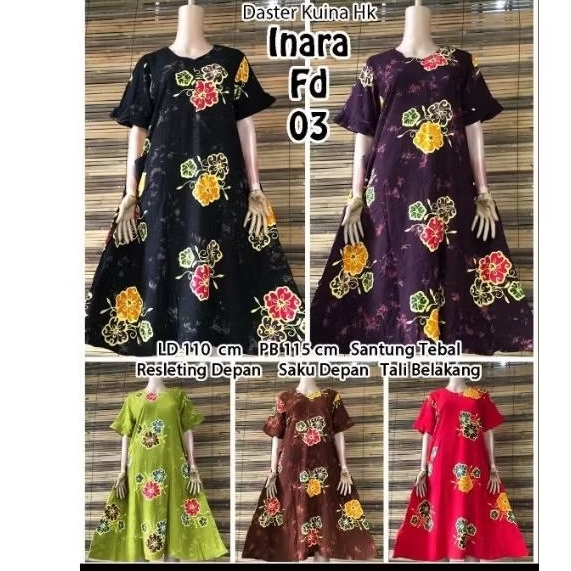 daster katun cap LD110cm