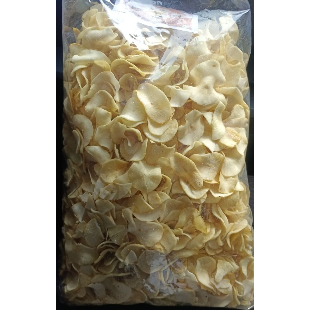 [2KG] 1BALL KERIPIK SINGKONG BAWANG PUTIH CAP DUA AYAM JAYA