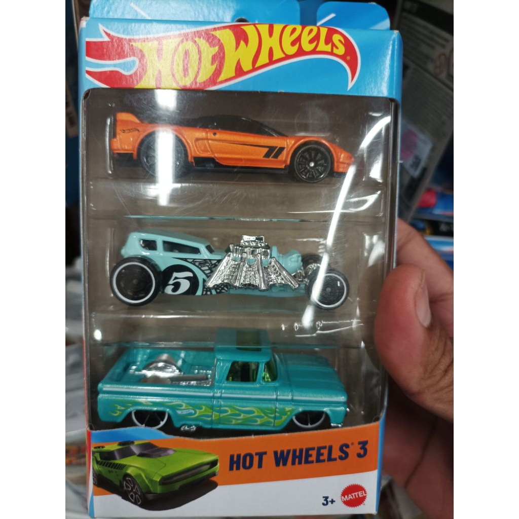 Hot Wheels pack isi 3 Costum 62' Chevy Pickup, Street Creeper, & 90' Acura NSX
