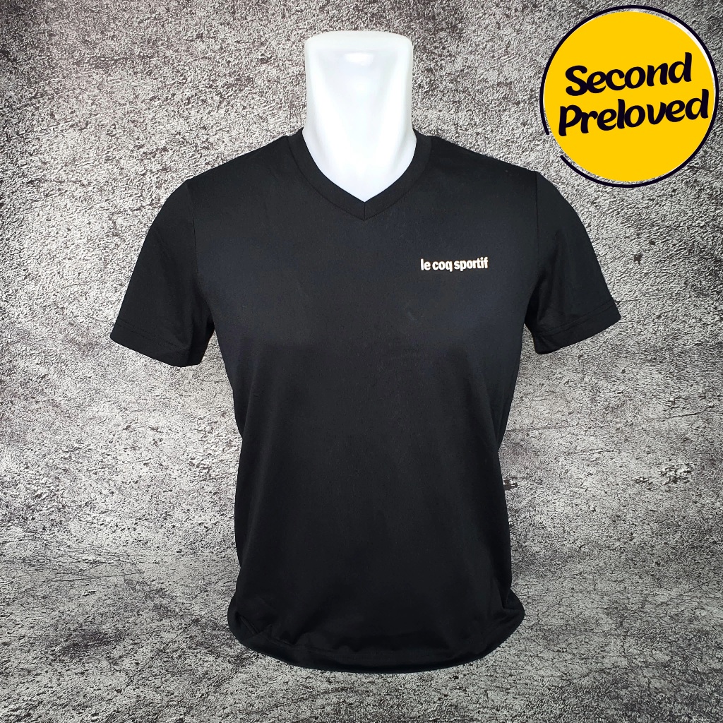 Baju Kaos LE COQ SPORTIF - Size S / Lebar 48 cm - Original - Second