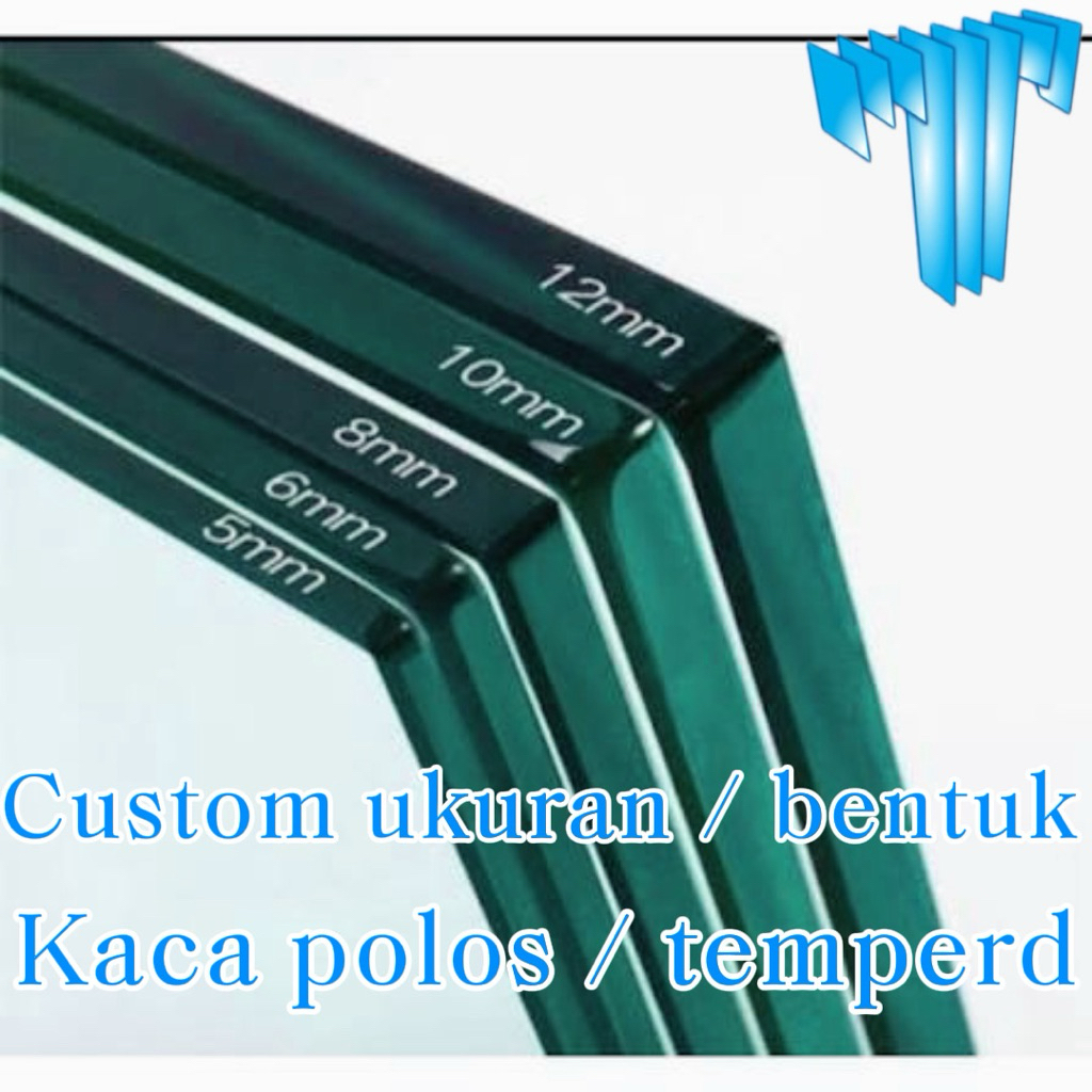 kaca polos kaca temperd 5ml - 6ml - 8ml - 10ml - 12ml kaca meja kaca kantor kaca ruang tamu kaca mak
