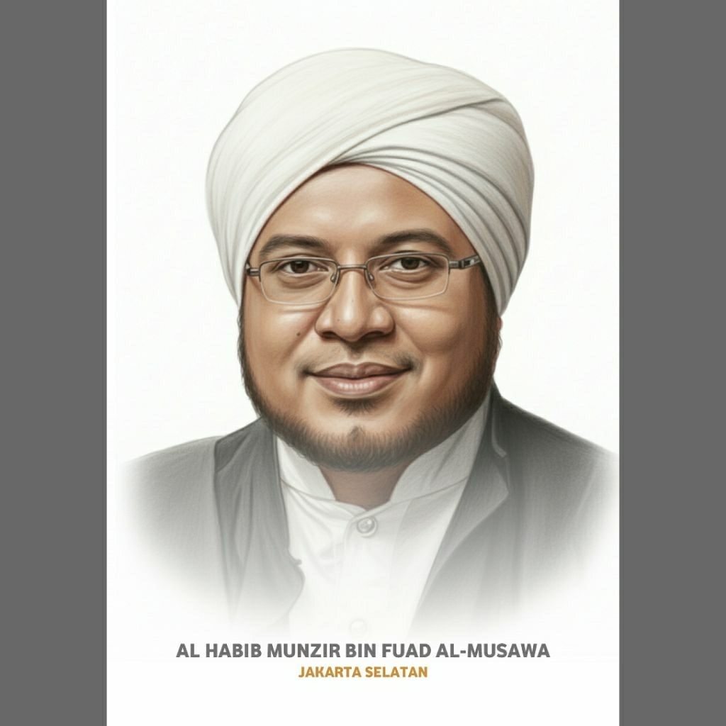 Poster Foto Habib Munzir Bin Fuad Al-Musawa