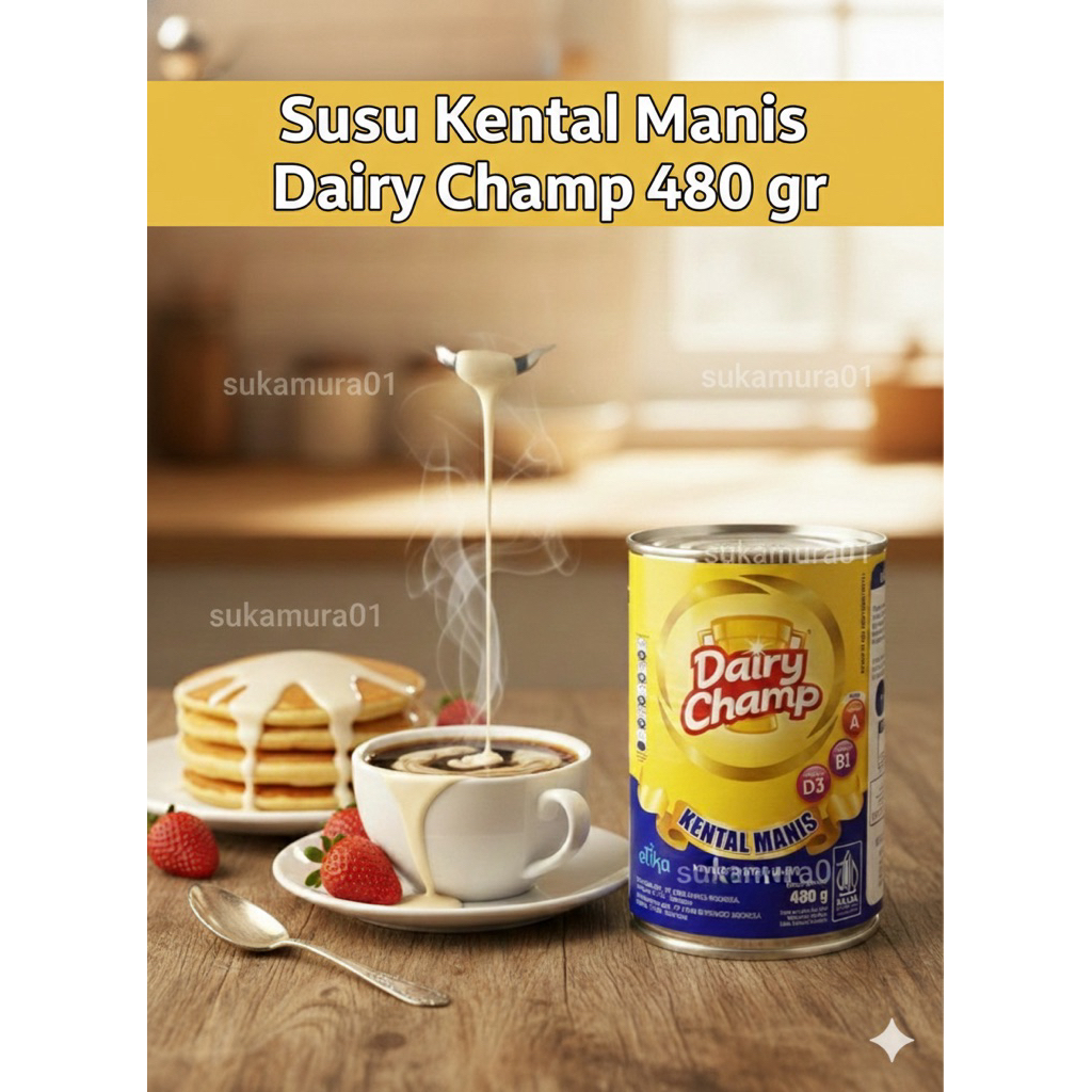 SKM Dairy Champ 480gr - Krimer Kental Manis Dairy Champ