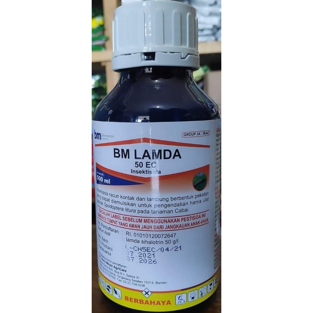 Insektisida Bm Lamda 500 ml Lamda Sihalotrin Behn Meyer Agricare