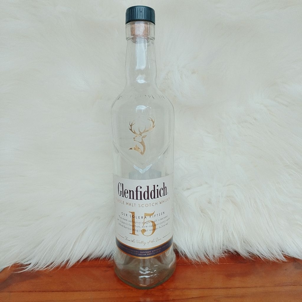 Botol bekas glenfiddich buat koleksi