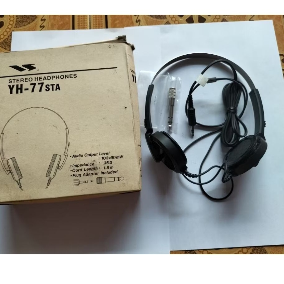 YAESU YH 77STA STEREO HEADPHONES VERTEX STANDARD