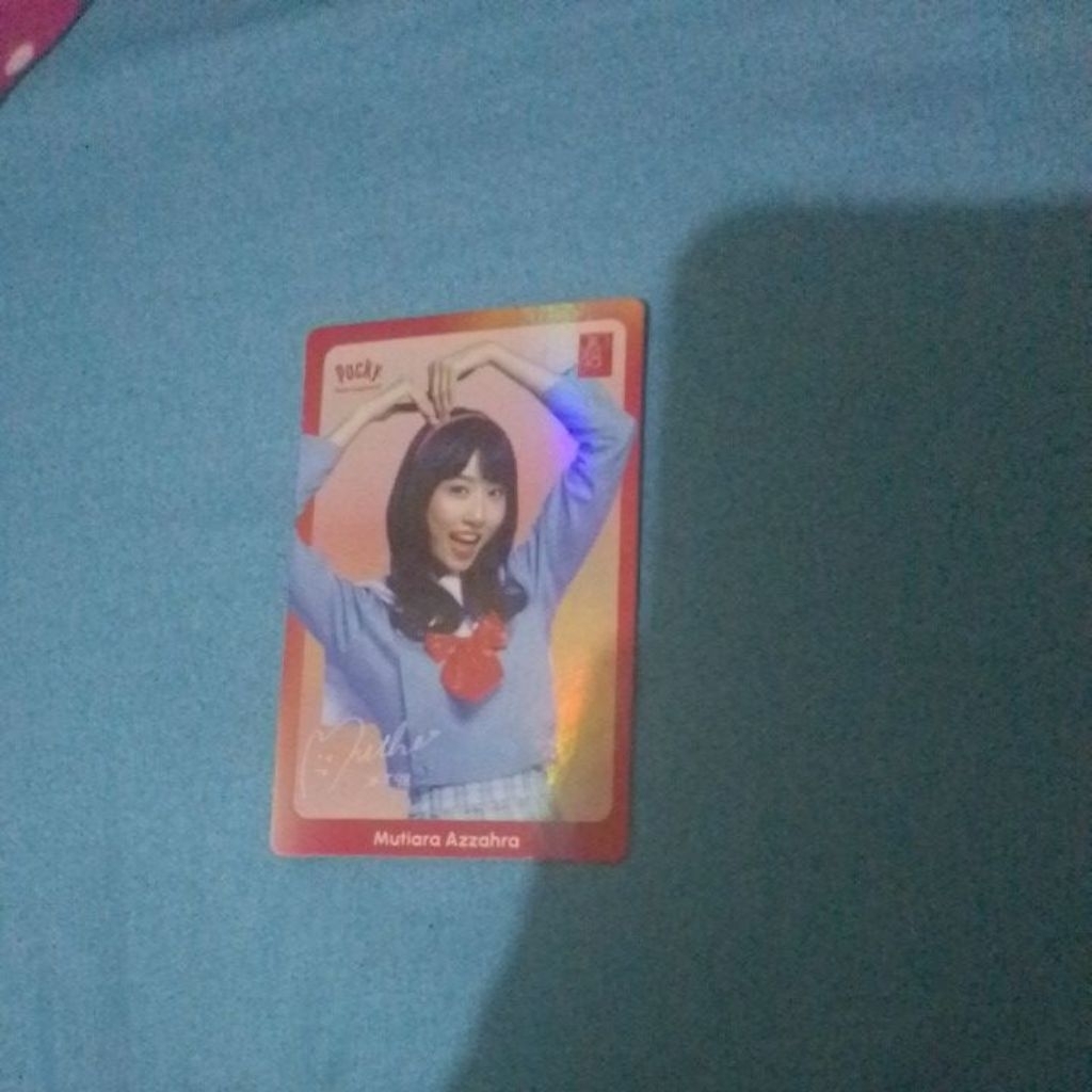 Photocard pocky×jkt48 muthe