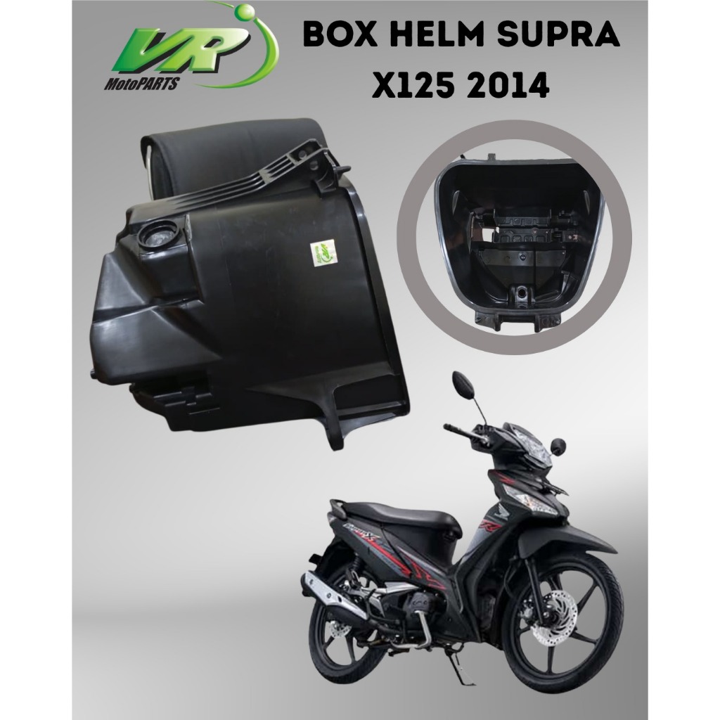 box helm box bagasi box aki honda supra x 125 fi x125 f1 supra x 125 2014 - sekarang kode k41