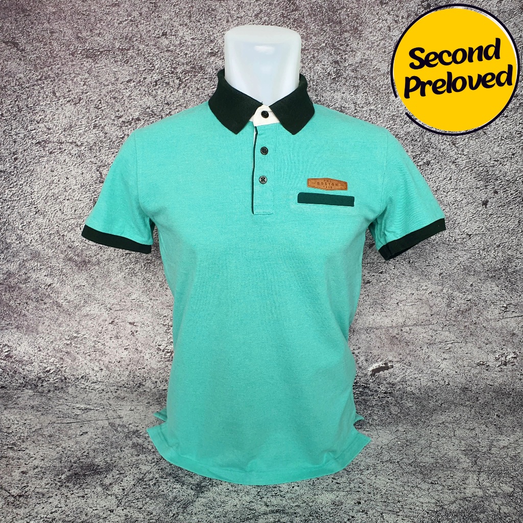 Baju Kaos Polo POLHAM - Size S / Lebar 46 cm - Original - Second