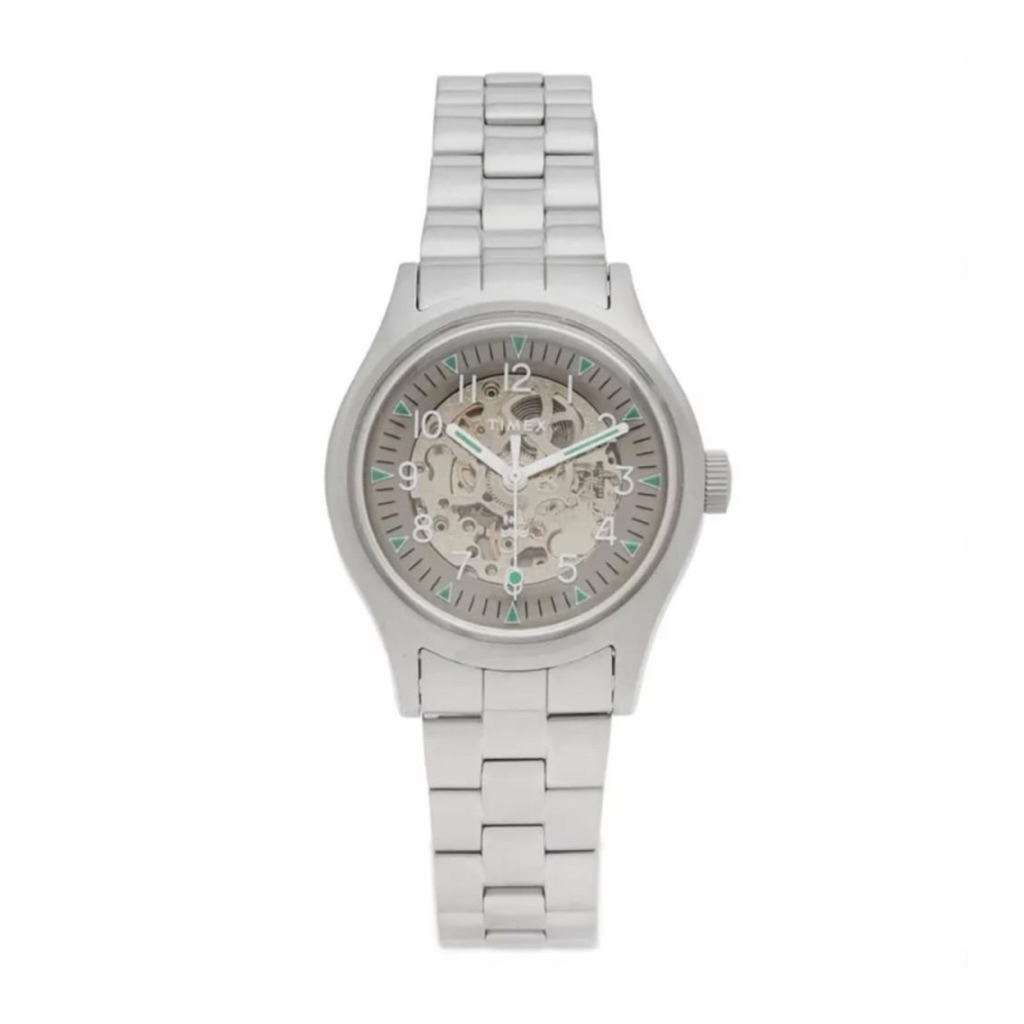 Timex x END MK1 Mechanical Skeleton Watch Stainless Steel 36mm (100% Authentic)