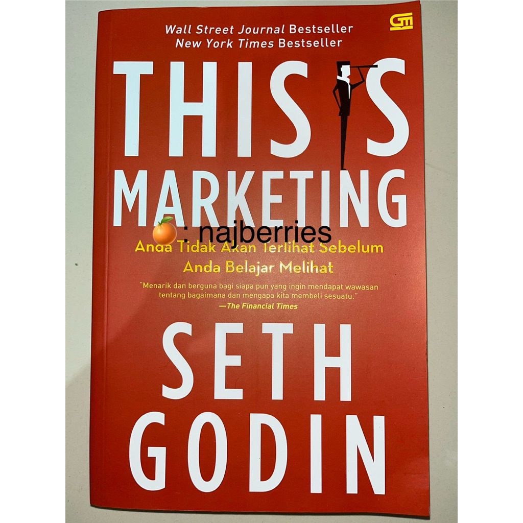 PRELOVED BUKU THIS IS MARKETING SETH GODIN