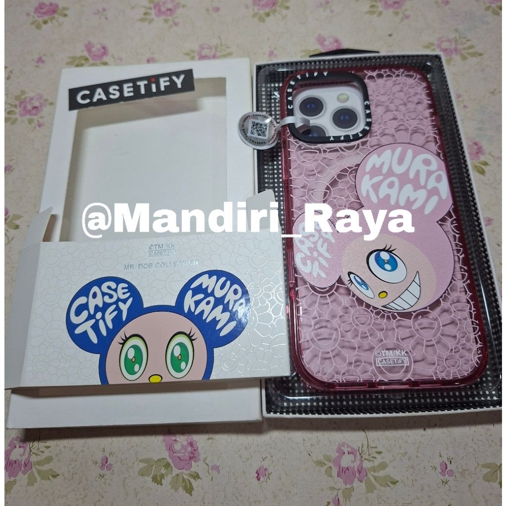 LIKE NEW Casetify Murakami Impact Case Pink Original iPhone 16 Pro Max LENGKAP