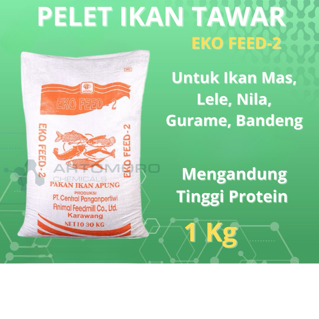 Pelet Ikan Apung / Pelet Ikan Tawar / Ikan Lele gurame Eco feed 2