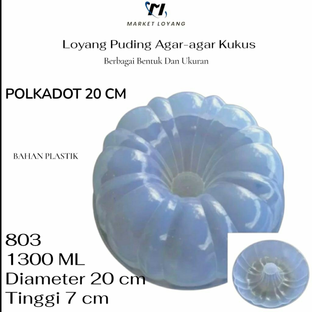 Loyang Cetakan Puding Loyang Kukus Loyang Bolu Ketan Loyang Agar-agar Bahan Plastik Tebal
