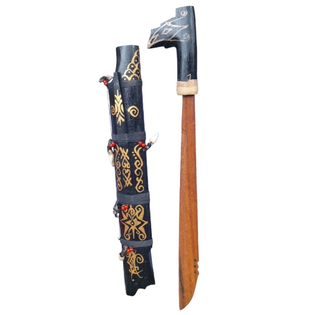 mandau mini kayu pentas anak