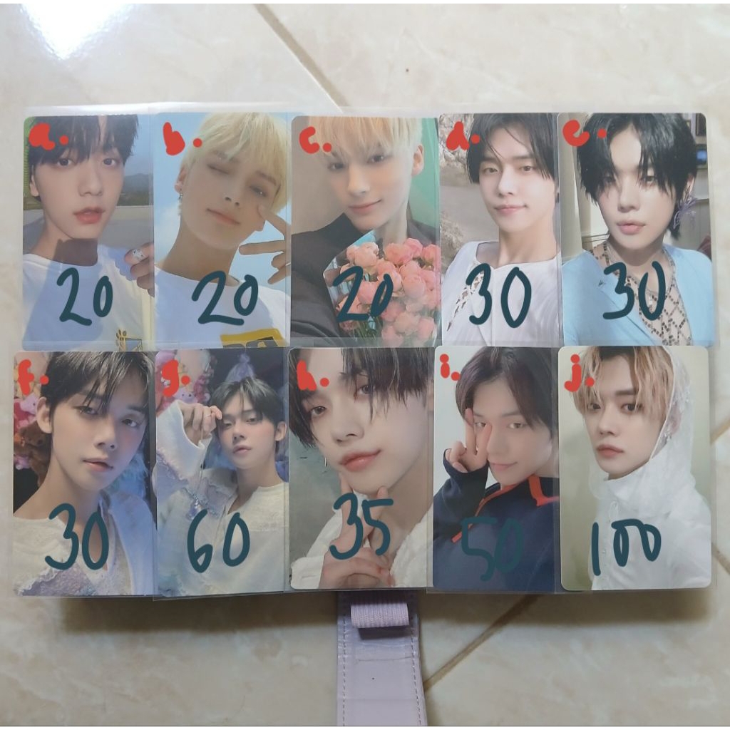 Photocard Murah TXT Tomorrow By Together Soobin Yeonjun Beomgyu Hueningkai HYBE