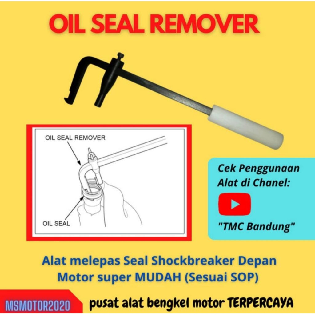 Oil Seal Remover/Alat melepas Seal Shockbreaker Suspensi Motor