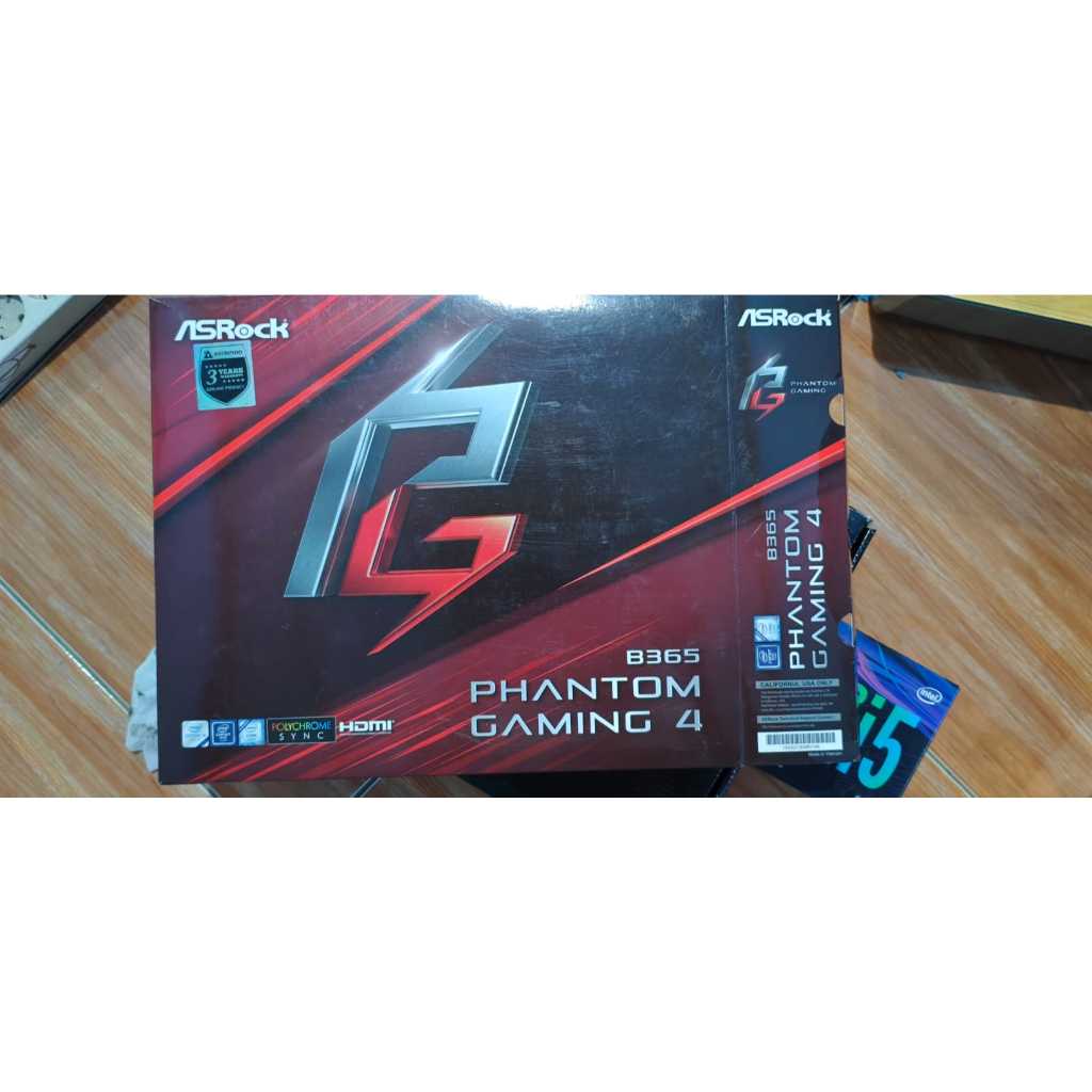 1 SET MOTHERBOARD B365 . CPU INTEL i5 9400F  (SECOND)