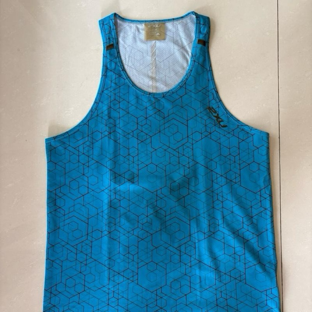 Singlet 2XU pria second 100% original BLUE - XS