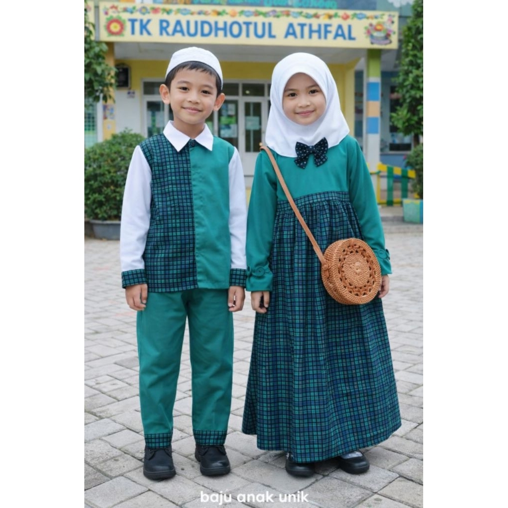 BAJUANAKUNIK / SERAGAM SEKOLAH TK / BAJU SEKOLAH ANAK / SETELAN ANAK COWOK / BAJU TK / KOSTUM PROFES