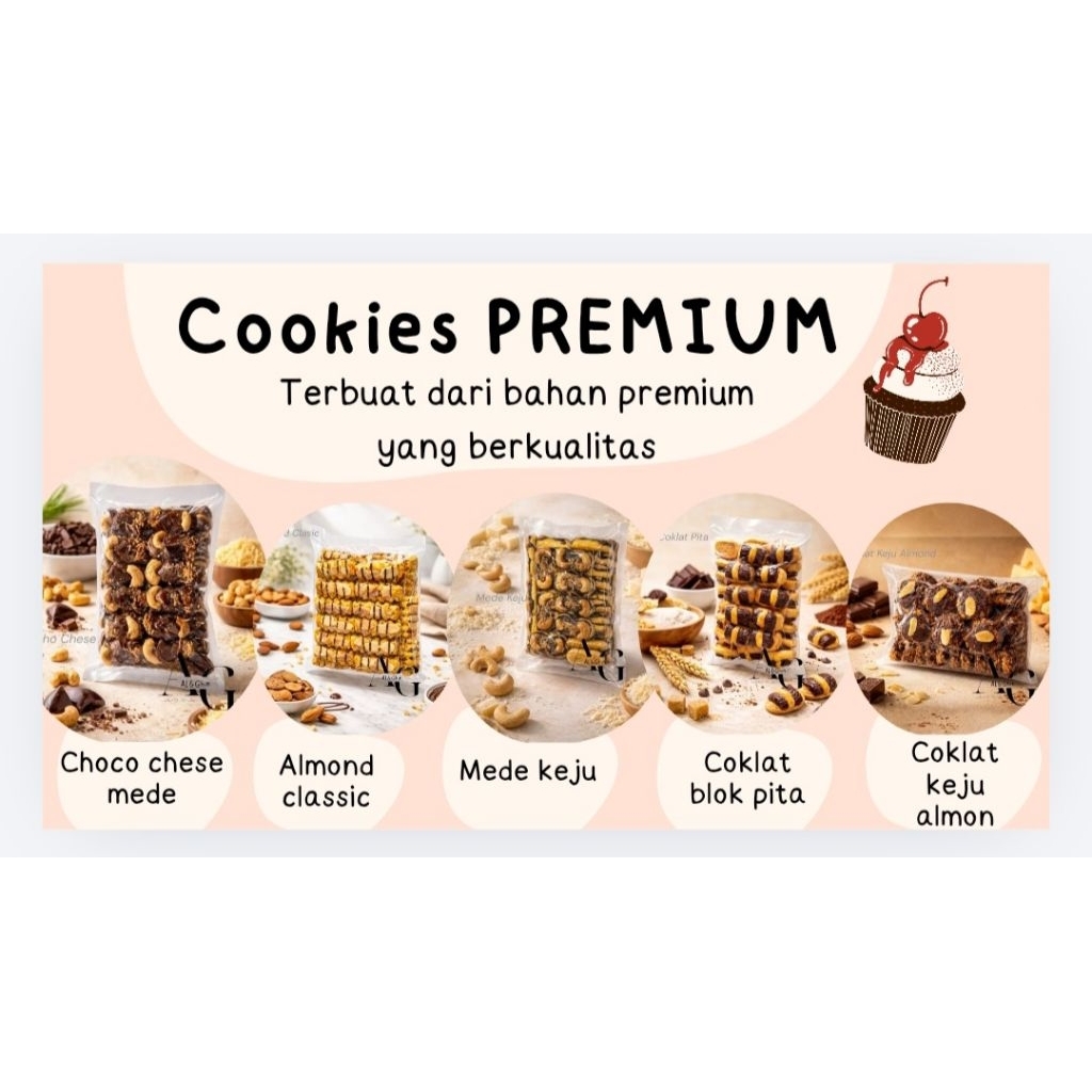 KUE KERING PREMIUM / HAMPERS / ROOMBUTTER free toples