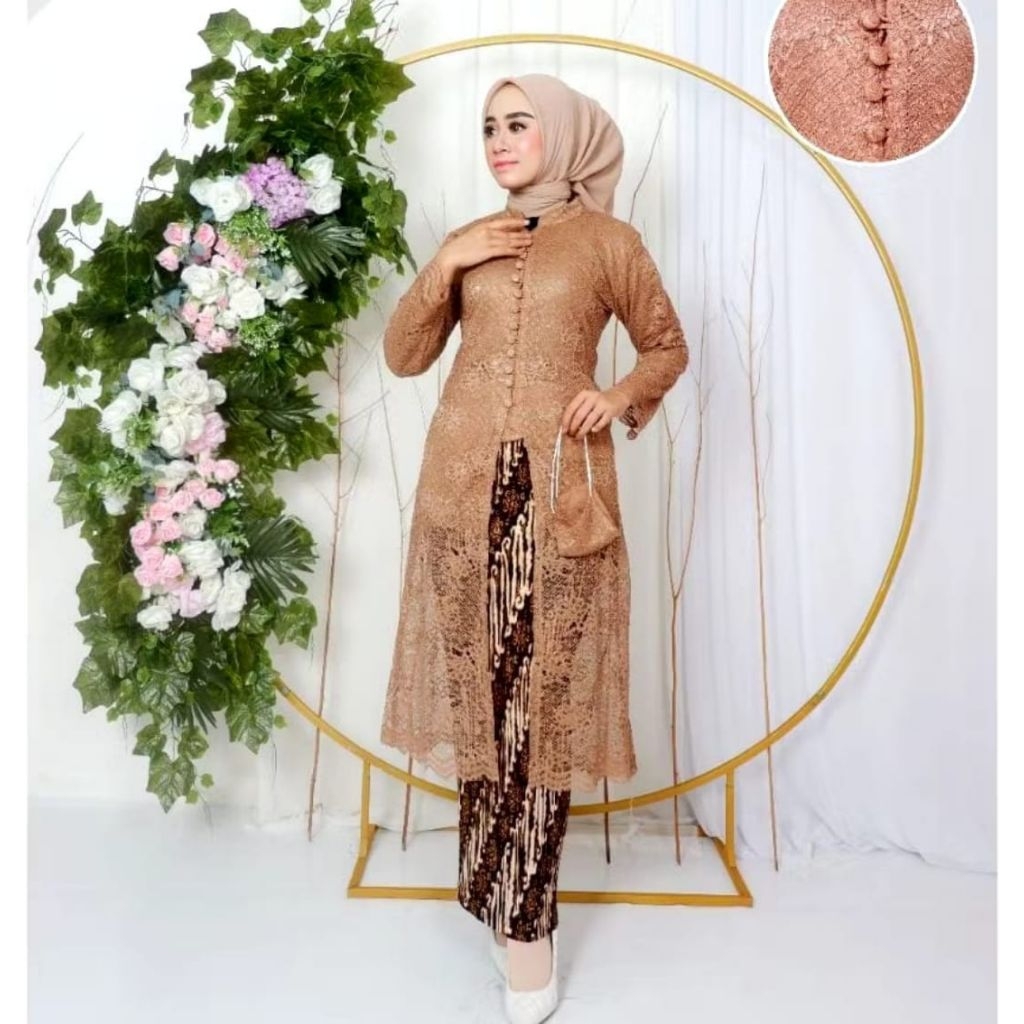 Stelan Kurung Melayu Baju Kurung Sanghai Kancing Depan Baju  Tradisional Malaysia