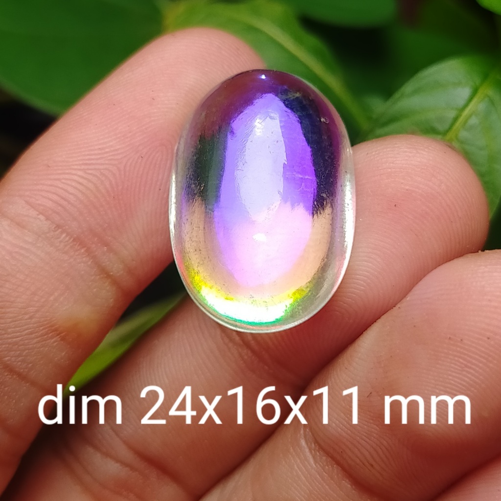 BATU BIDURI PELANGI ANTIK SINTETIS BAGUS cek batu lainnya yaman api wulung opal bacan permata kalima