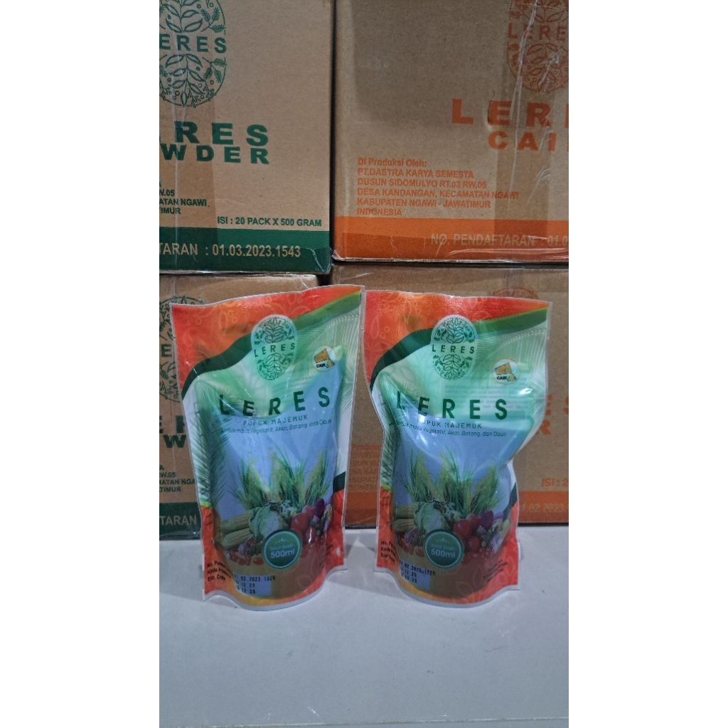 LERES CAIR DOUBLE  ( 2 Kemasan LERES CAIR ) Paket VEGETATIF