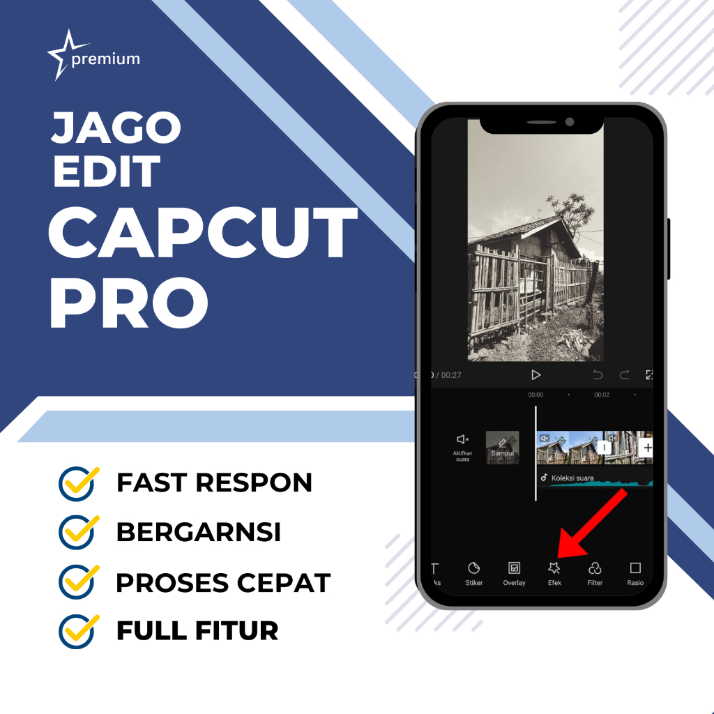 Edit Jago Siap Pakai Capcut Pro 1 Tahun Garansi